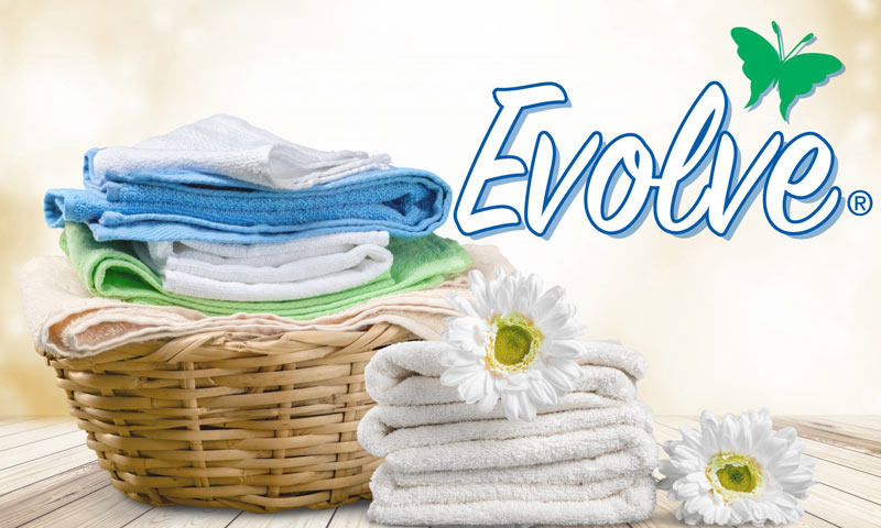 Basket of clean bath towels