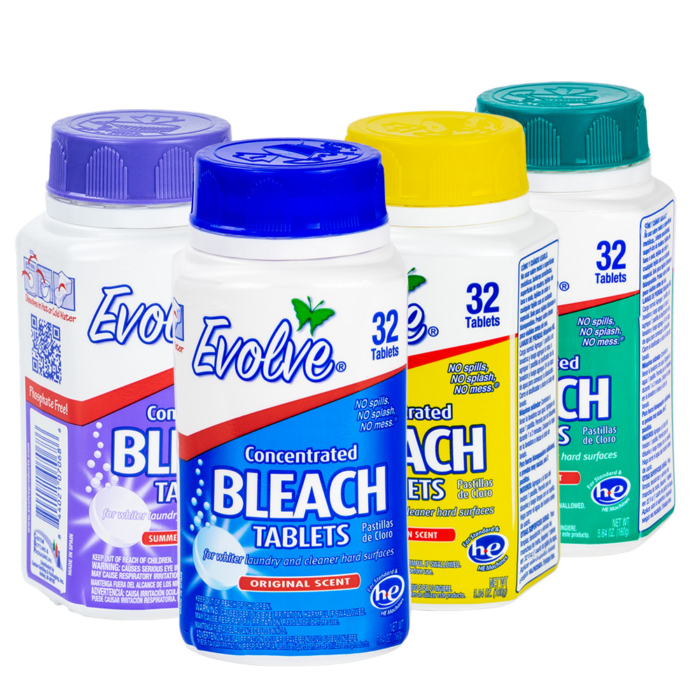 Evolve Concentrated Bleach Tables, (32 count)