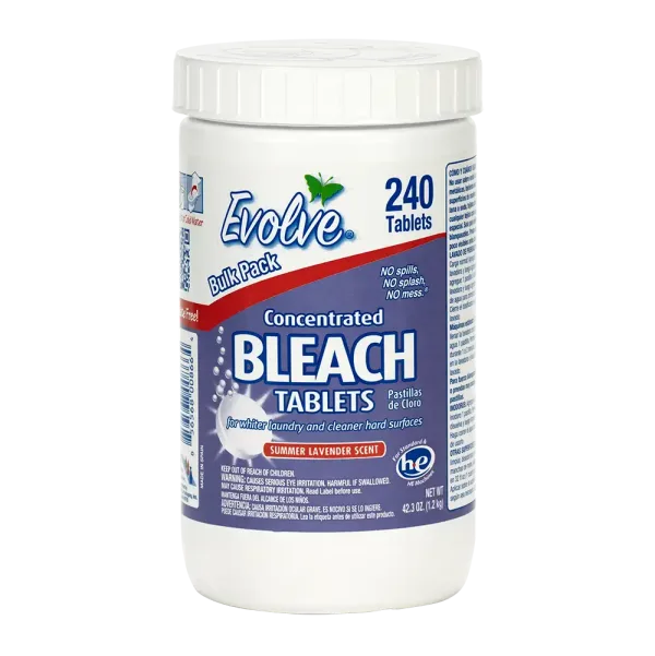 Evolve Concentrated Bleach Tablets, 240 count, Summer Lavender Scent