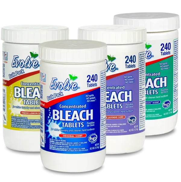 Evolve Bleach Tablets-240-ct Bulk Size