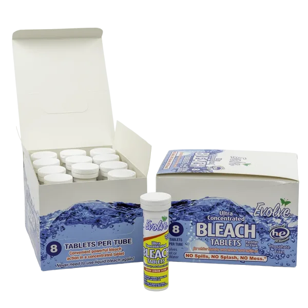 Evolve Ultra Concentrated Bleach Tablets, Fresh Lemon Scent